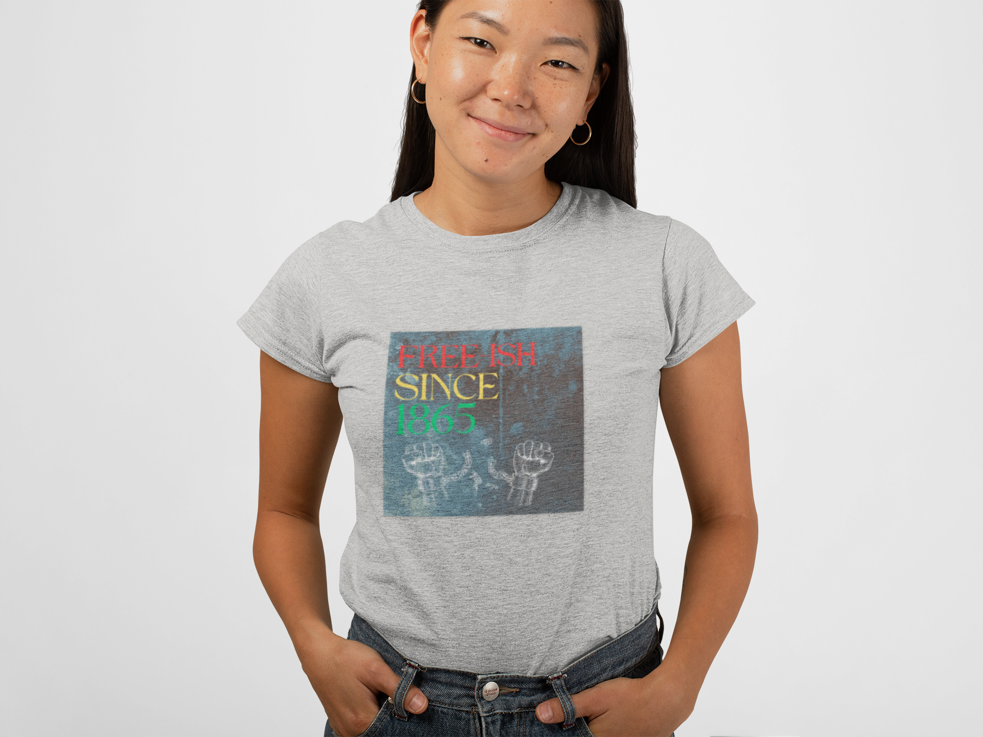 1865 Freedom Fists Tee – Juneteenth Shirt for Women