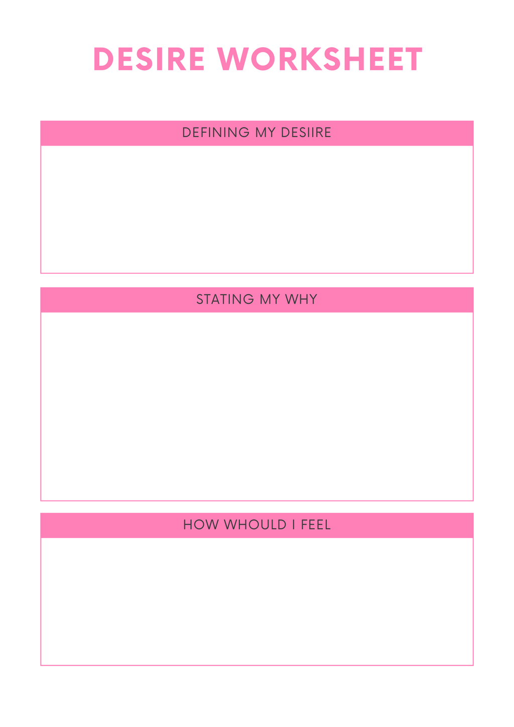 7 Day Law of Attraction Planner