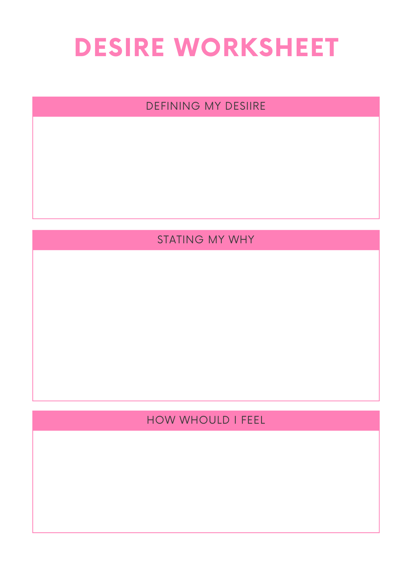 7 Day Law of Attraction Planner