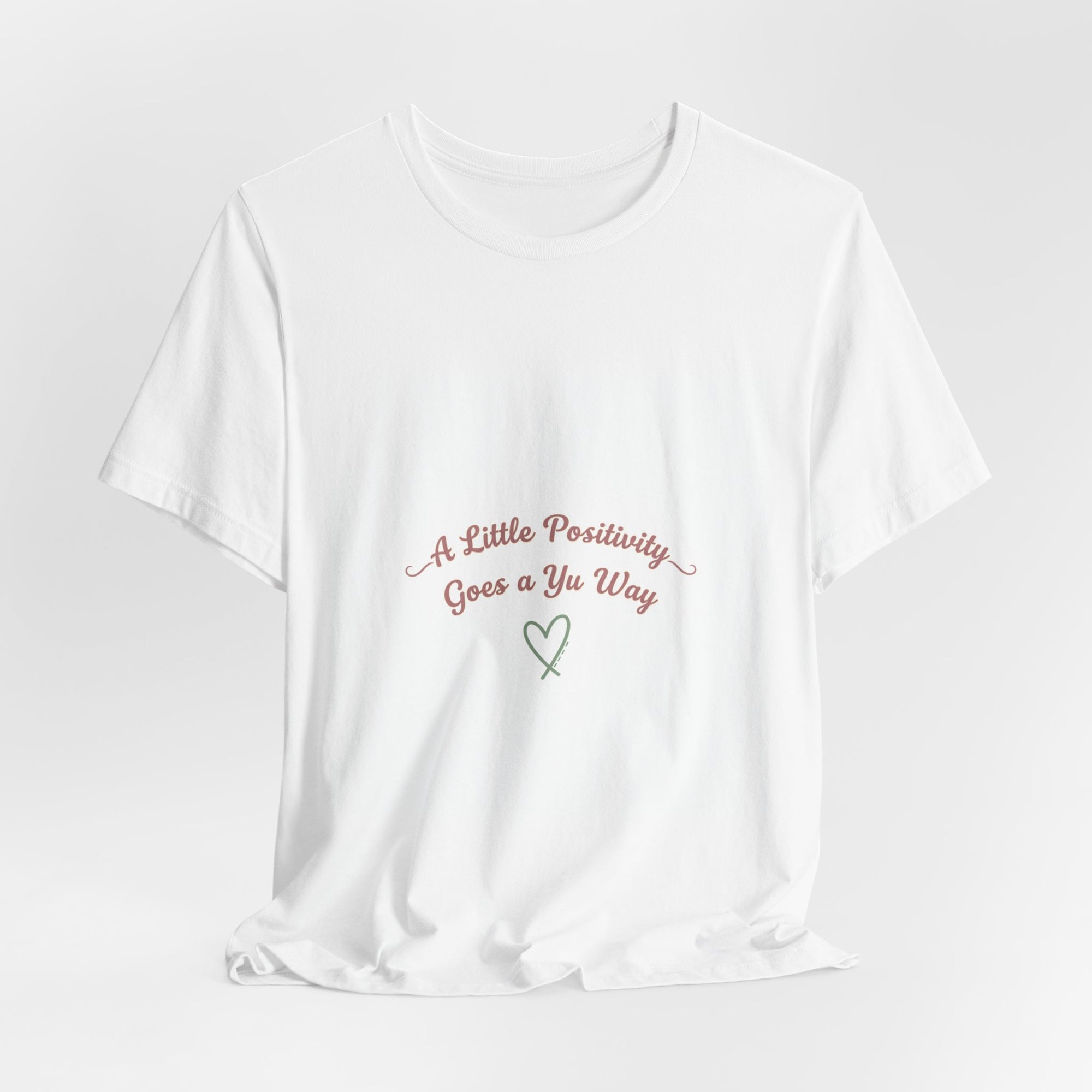 a little positivity tee | uplifting slogan tee, mental health positivity