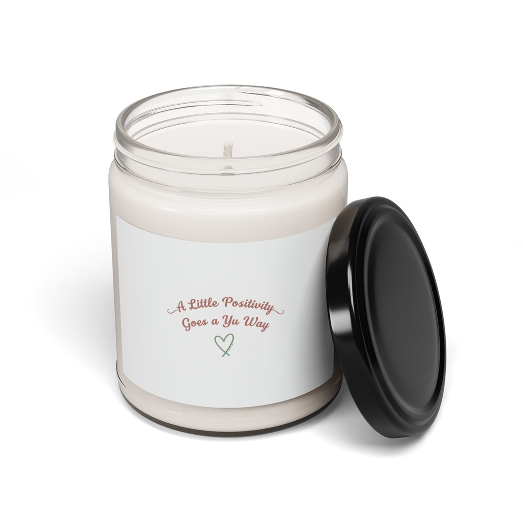 A Little Positivity Candle | Soy Candle, Mental Health Positivity, Encouraging Slogan