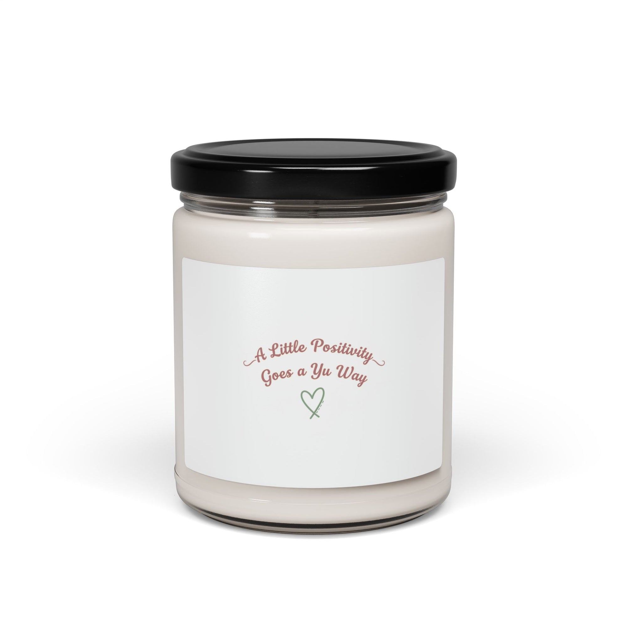 A Little Positivity Candle | Soy Candle, Mental Health Positivity, Encouraging Slogan