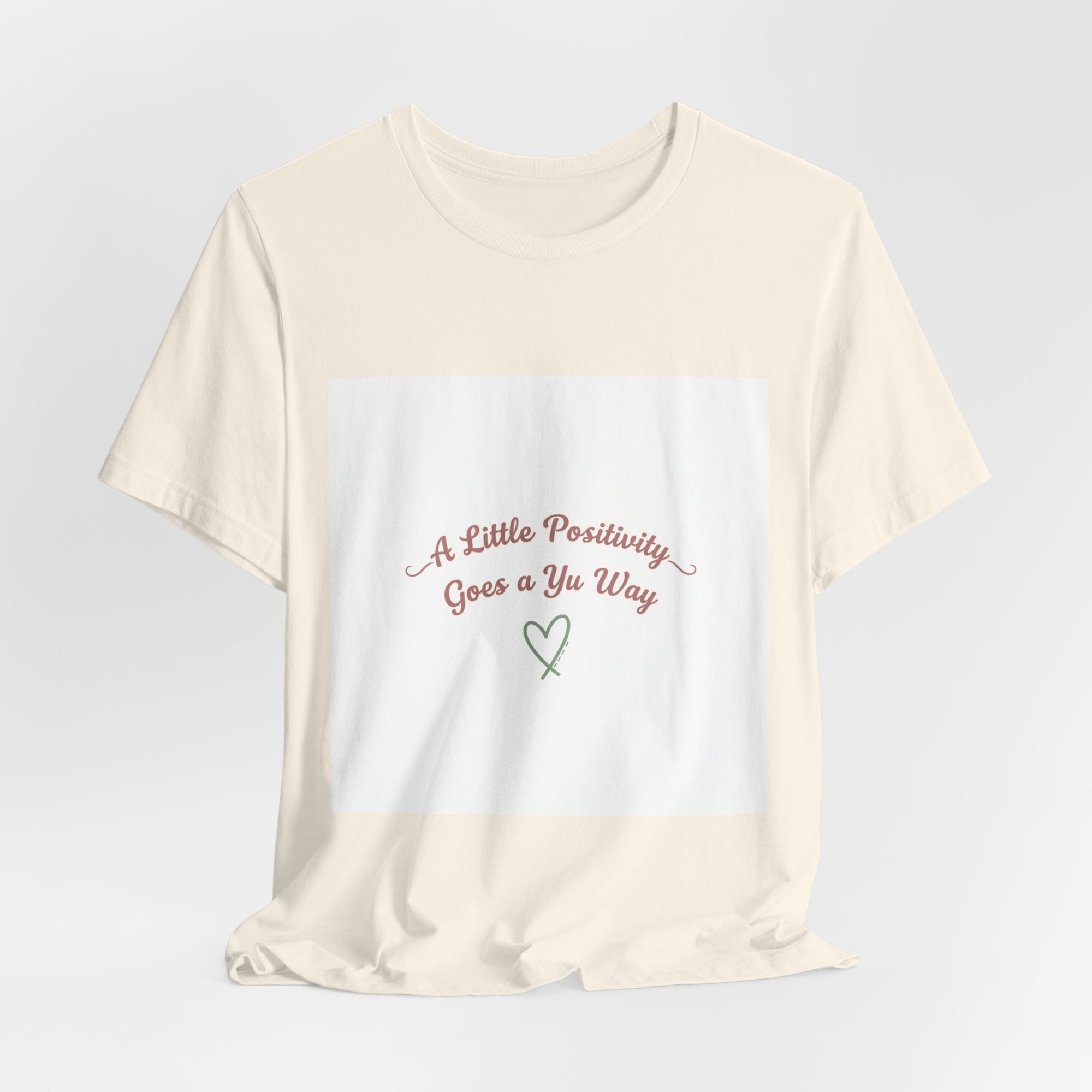 a little positivity tee | uplifting slogan tee, mental health positivity