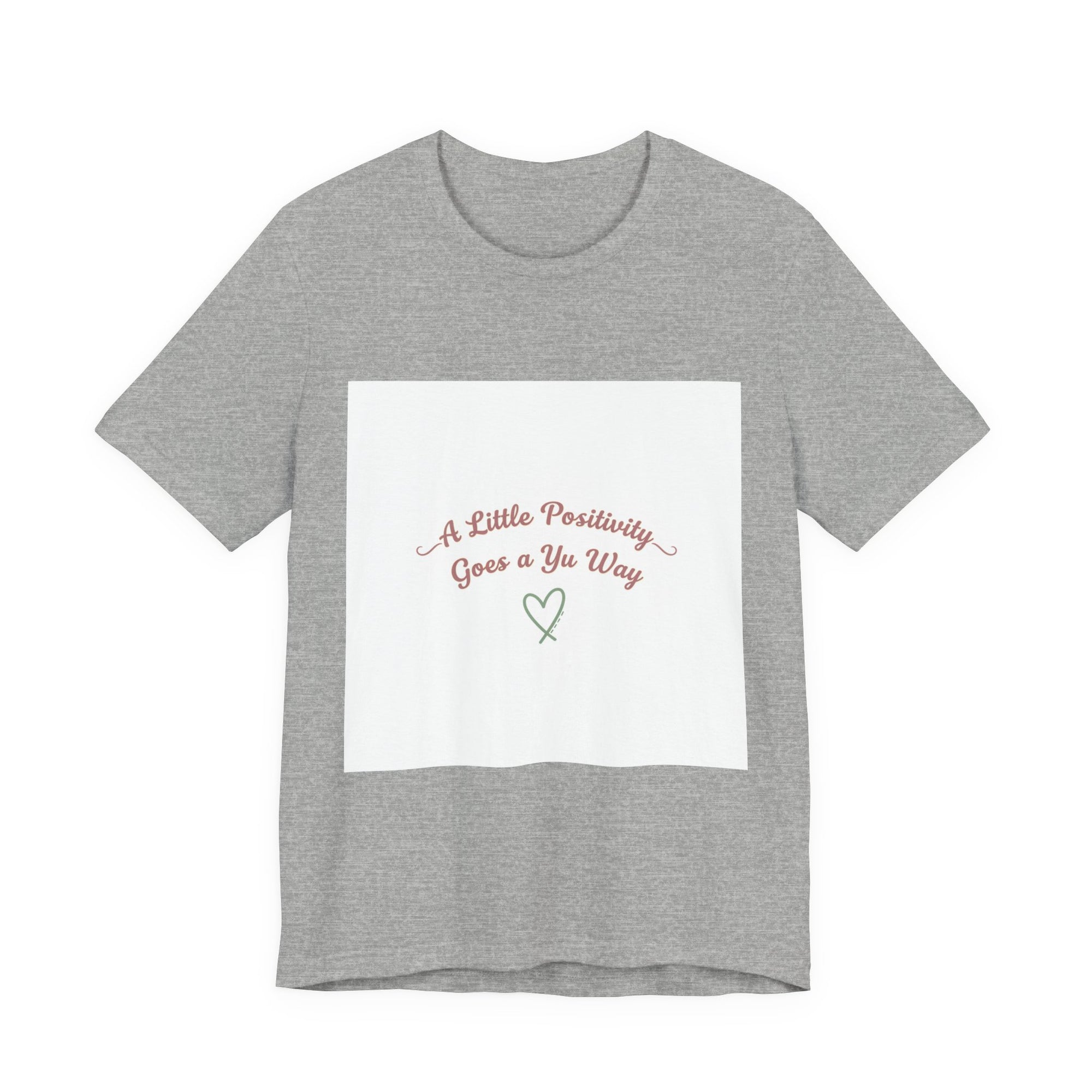 a little positivity tee | uplifting slogan tee, mental health positivity
