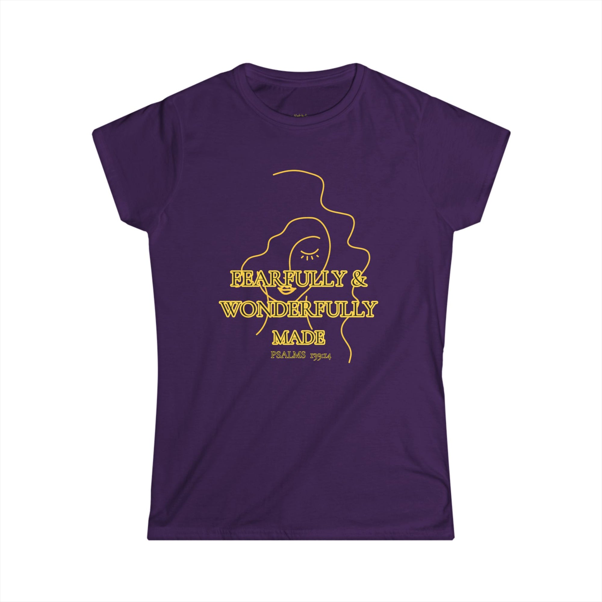 Fearfully & Wonderfully Made Christian T-Shirt - Psalm 139:14 Inspirational Tee