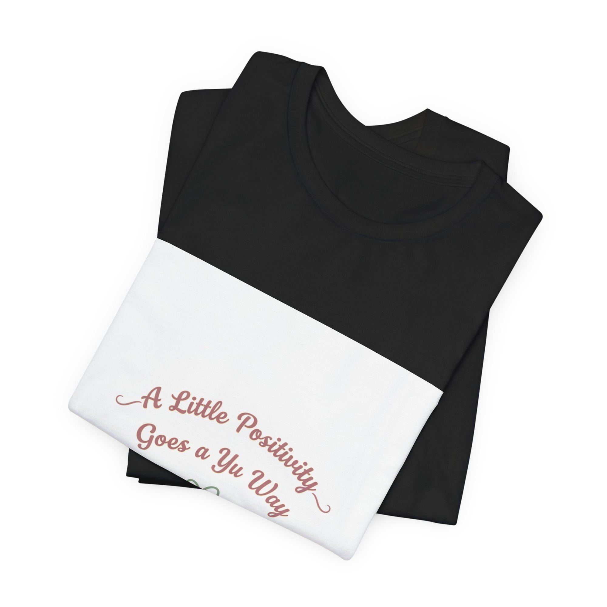 a little positivity tee | uplifting slogan tee, mental health positivity