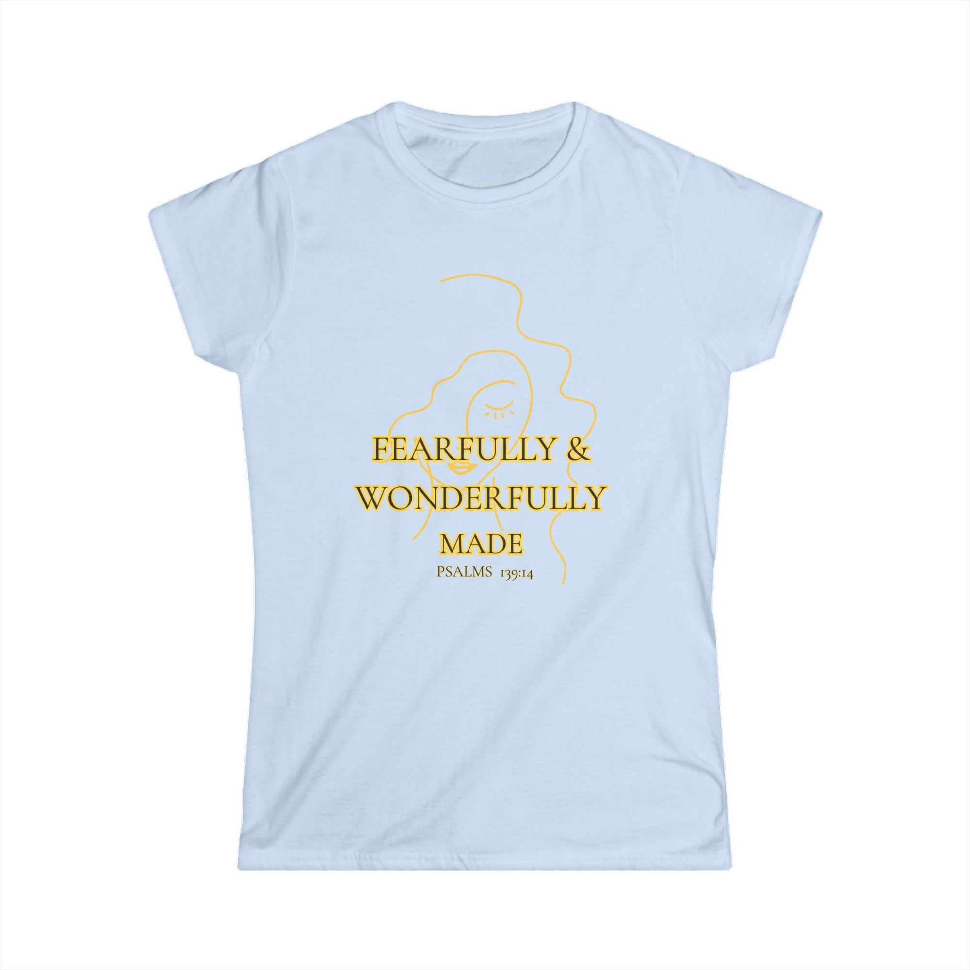 Fearfully & Wonderfully Made Christian T-Shirt - Psalm 139:14 Inspirational Tee