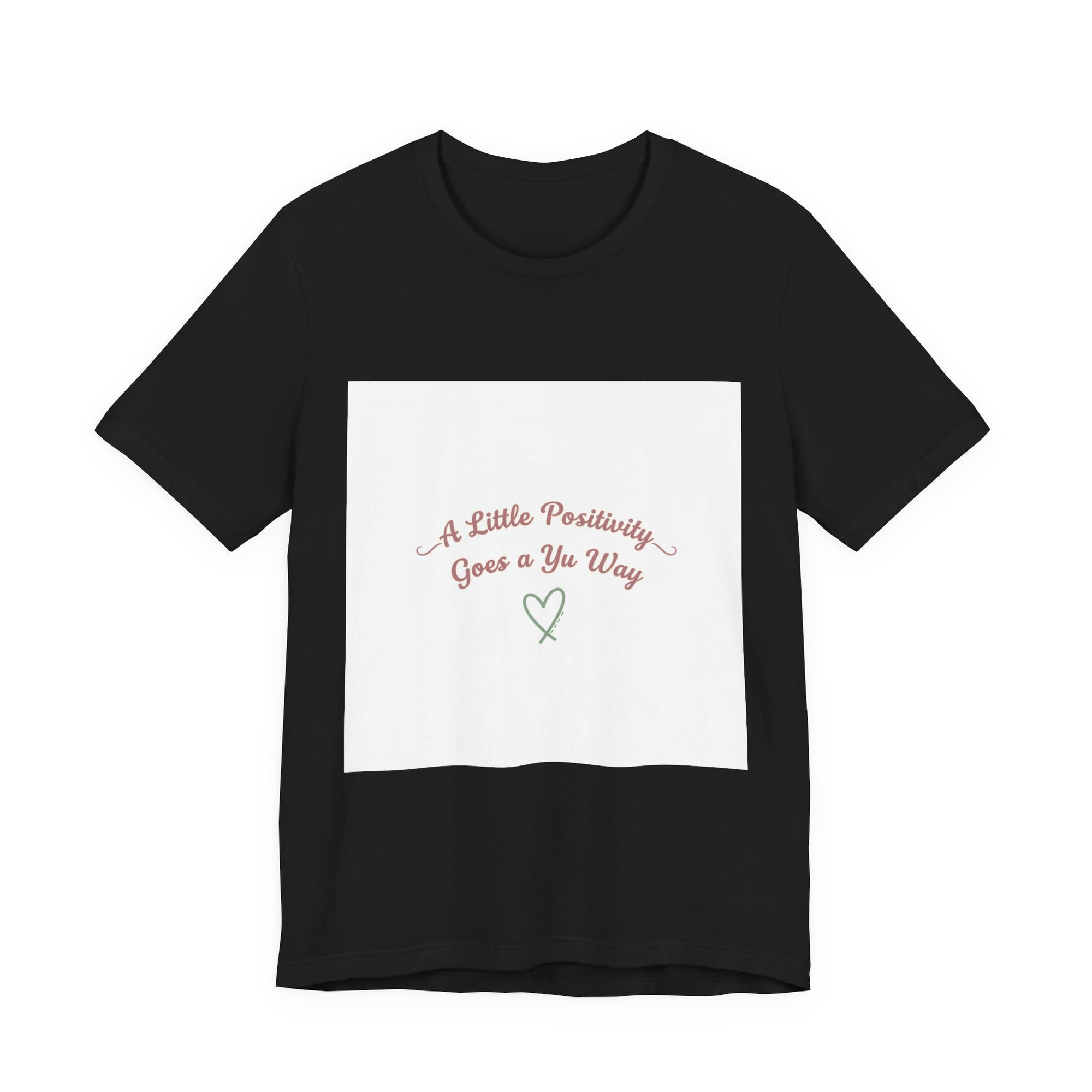 a little positivity tee | uplifting slogan tee, mental health positivity