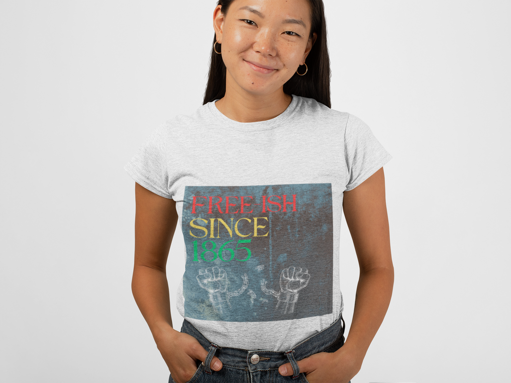 1865 Freedom Fists Tee – Juneteenth Shirt for Women
