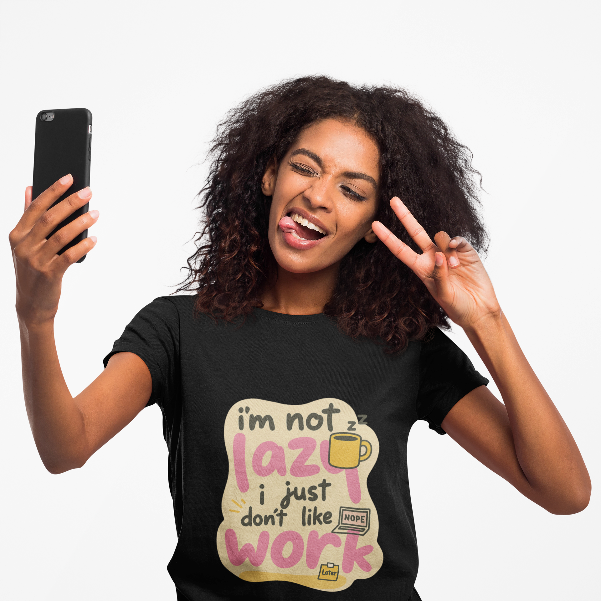 Funny Women's Softstyle Tee - Lazy Sunday Shirt, Cozy Graphic Tshirt, Funny Lazy Day Top, Comfy Lounge Wear, Casual Tee for Her