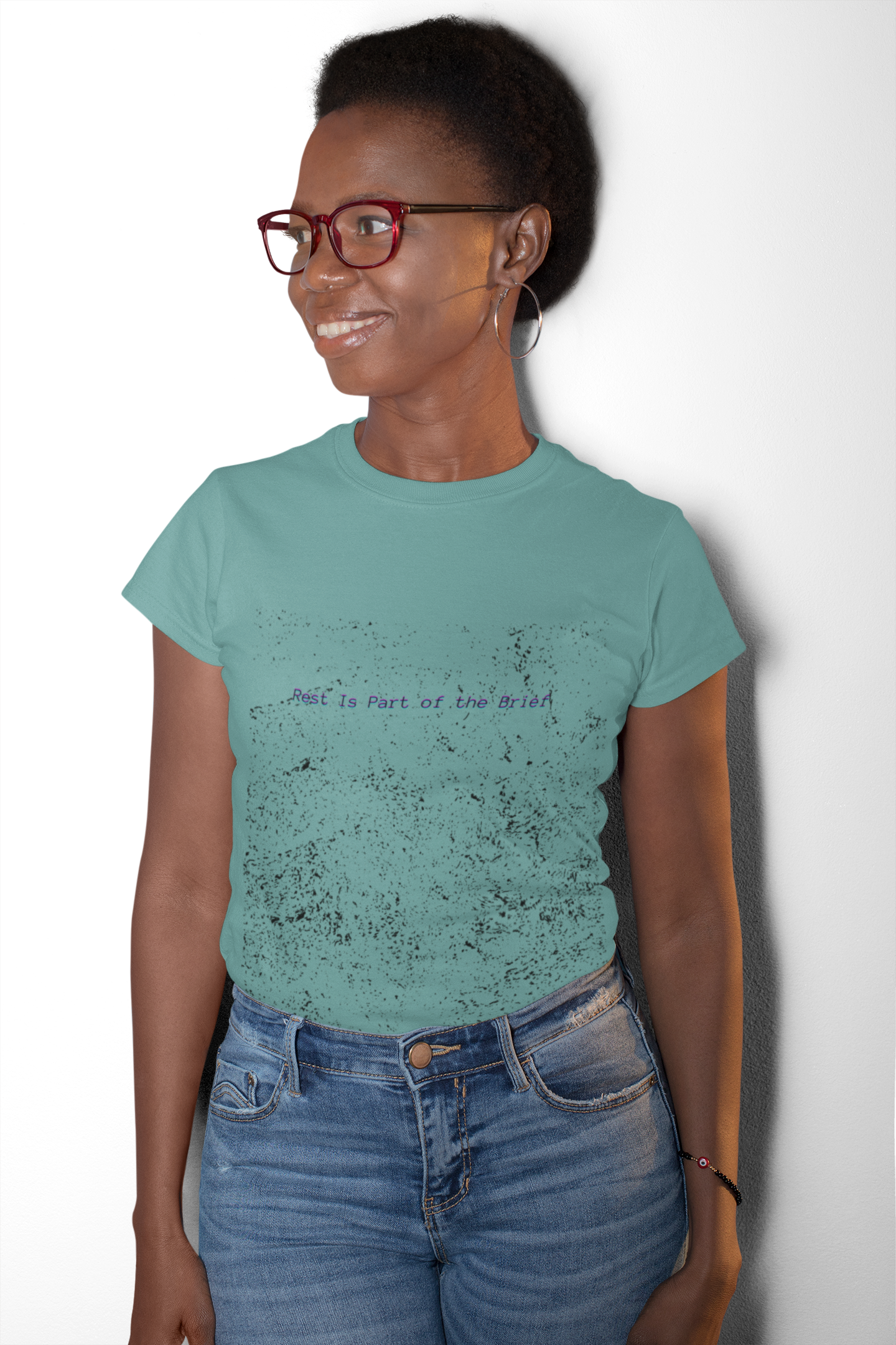 Rest Is Part of the Brief heavyweight cotton t-shirt with relaxed fit and muted color