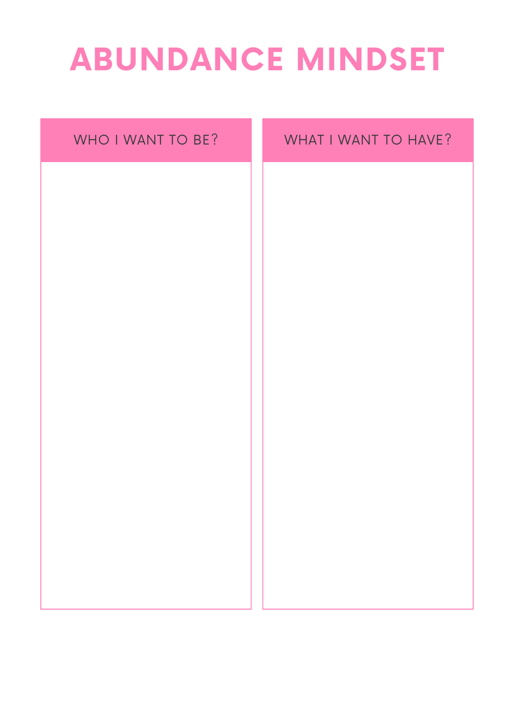 7 Day Law of Attraction Planner