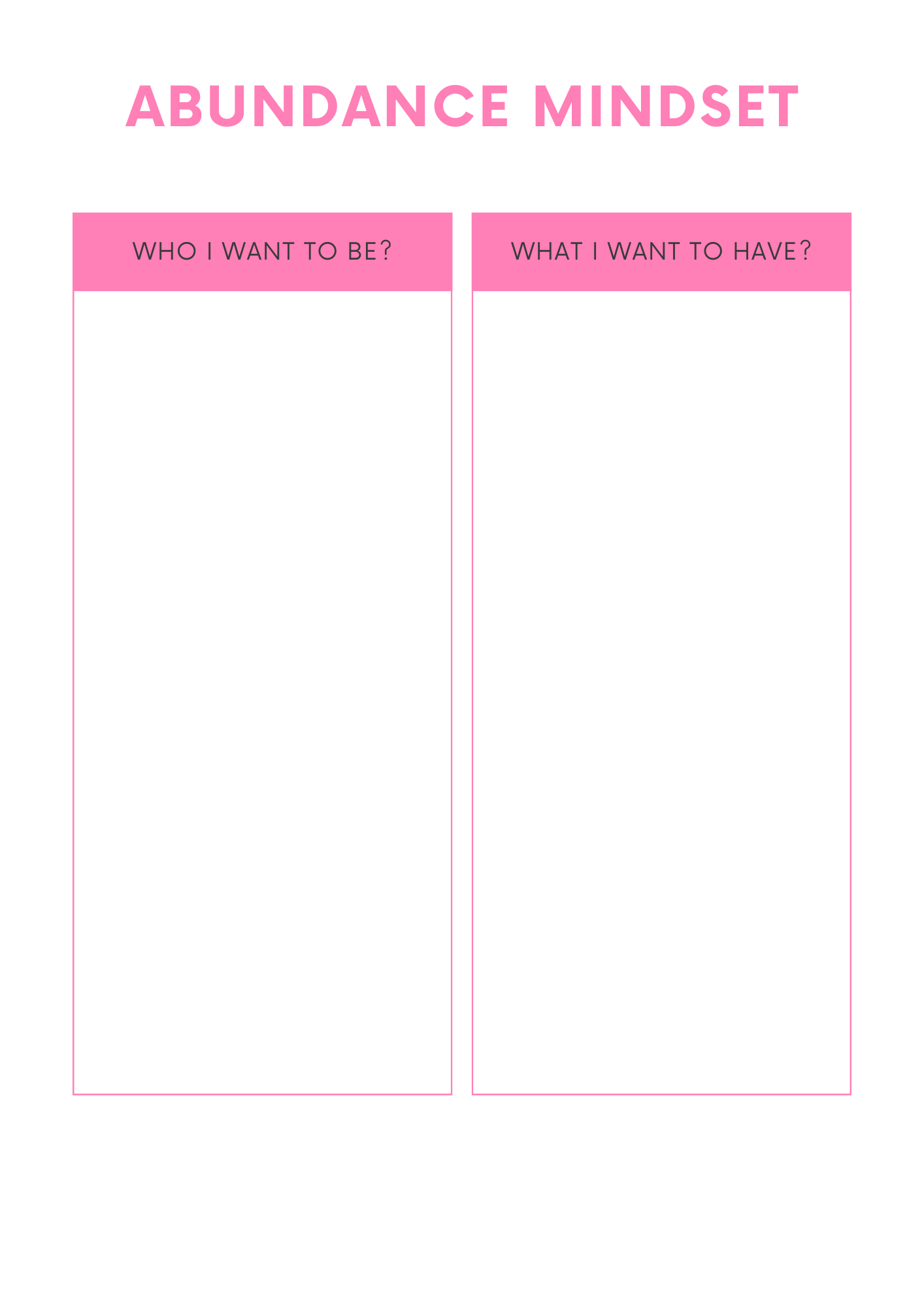 7 Day Law of Attraction Planner