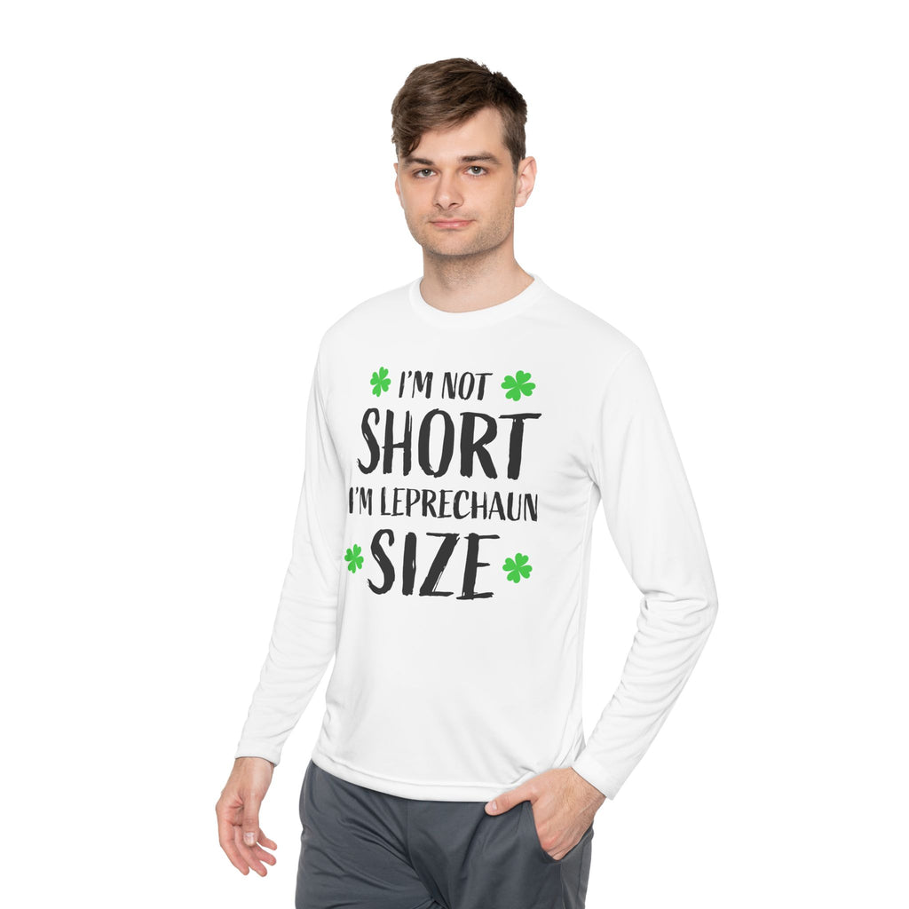 Funny St. Patrick's Day Shirt - 'I'm Not Short, I'm Leprechaun Size' Long Sleeve Tee