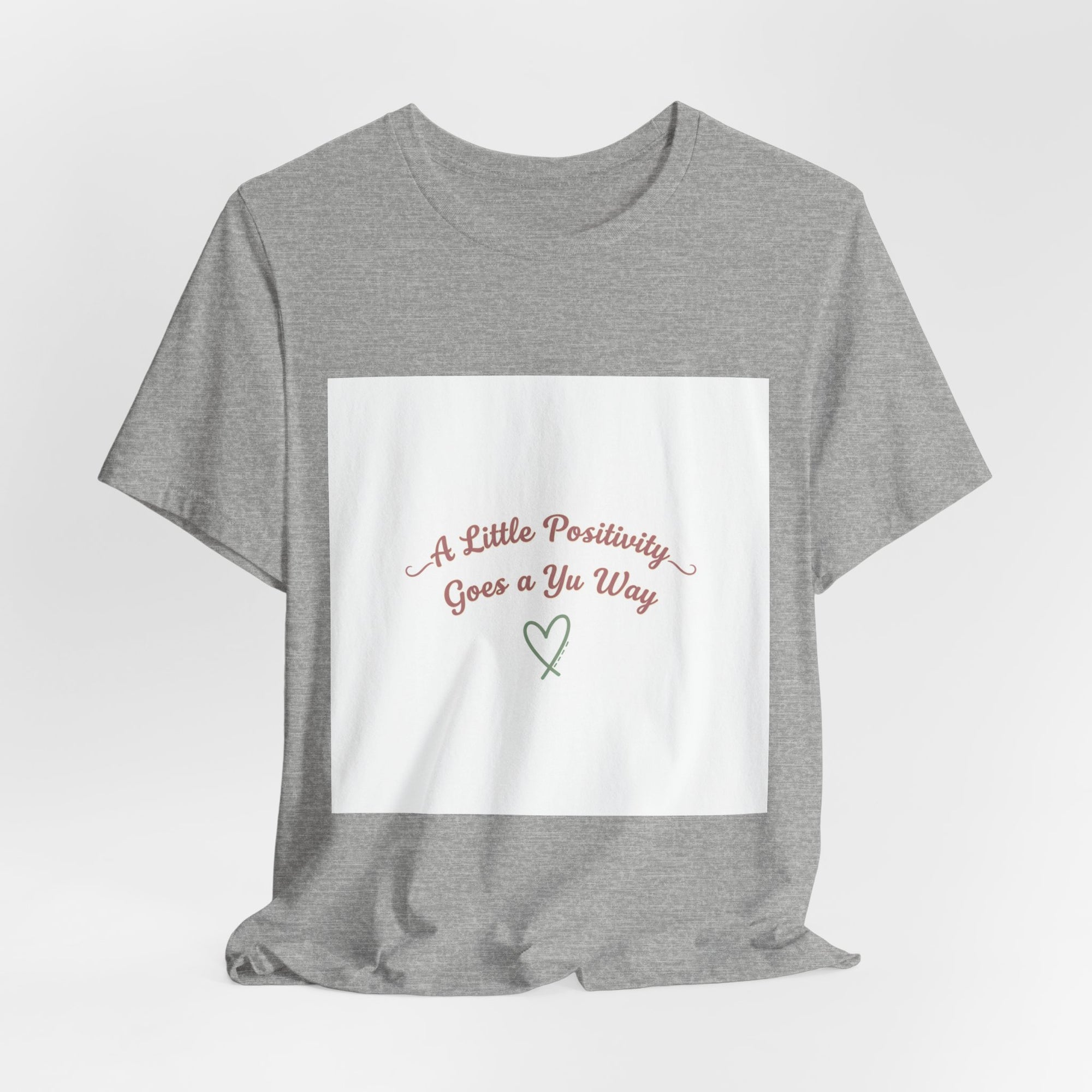 a little positivity tee | uplifting slogan tee, mental health positivity