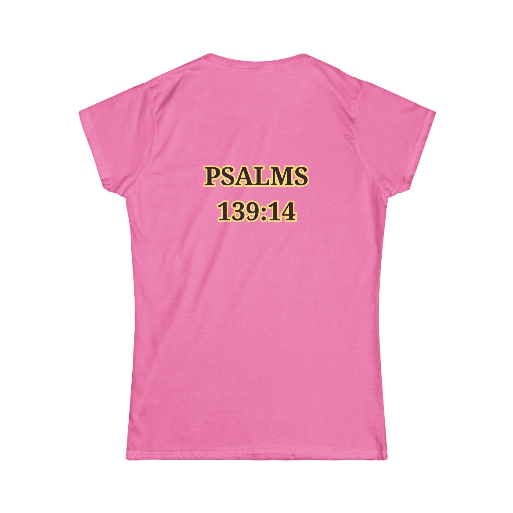 Fearfully & Wonderfully Made Christian T-Shirt - Psalm 139:14 Inspirational Tee