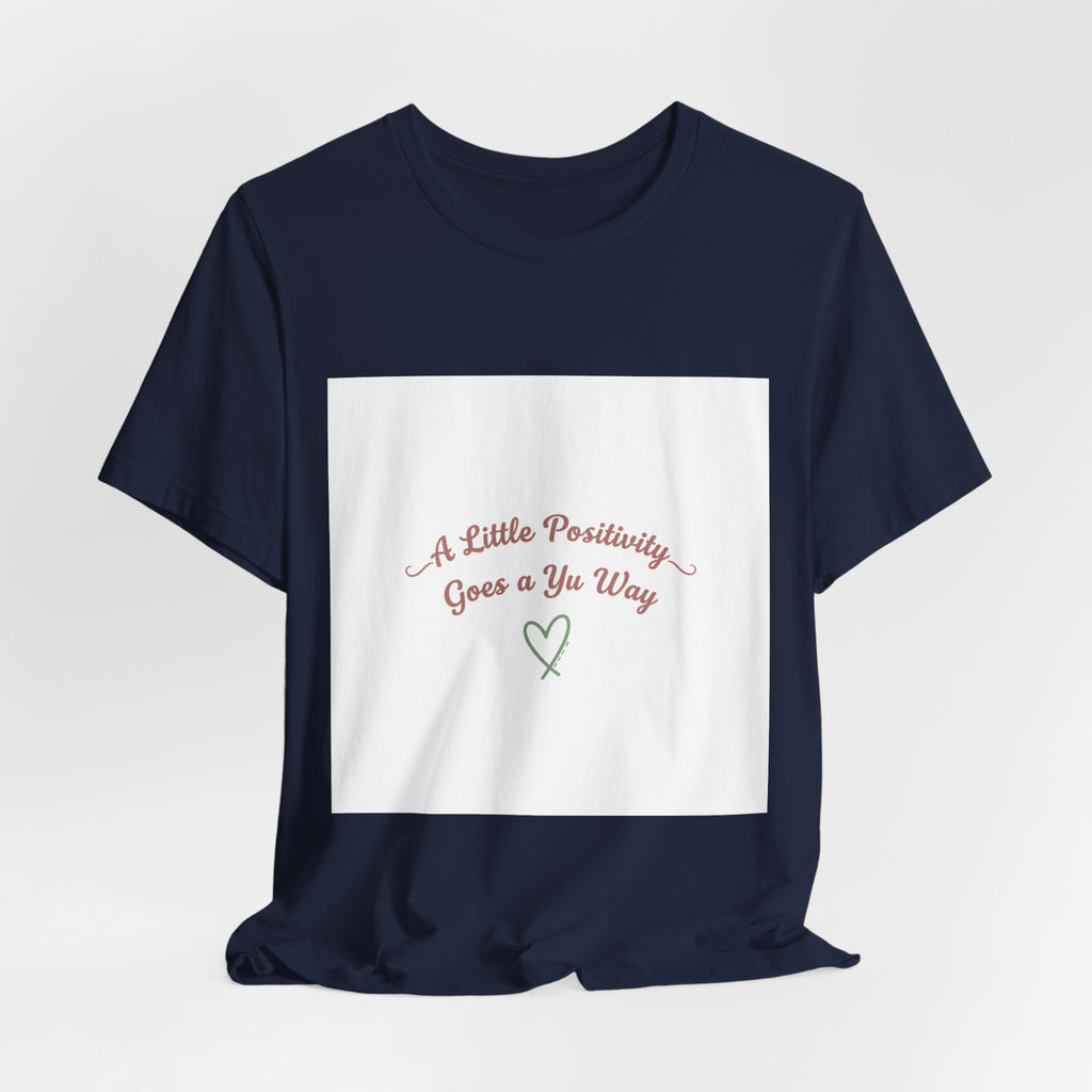 a little positivity tee | uplifting slogan tee, mental health positivity