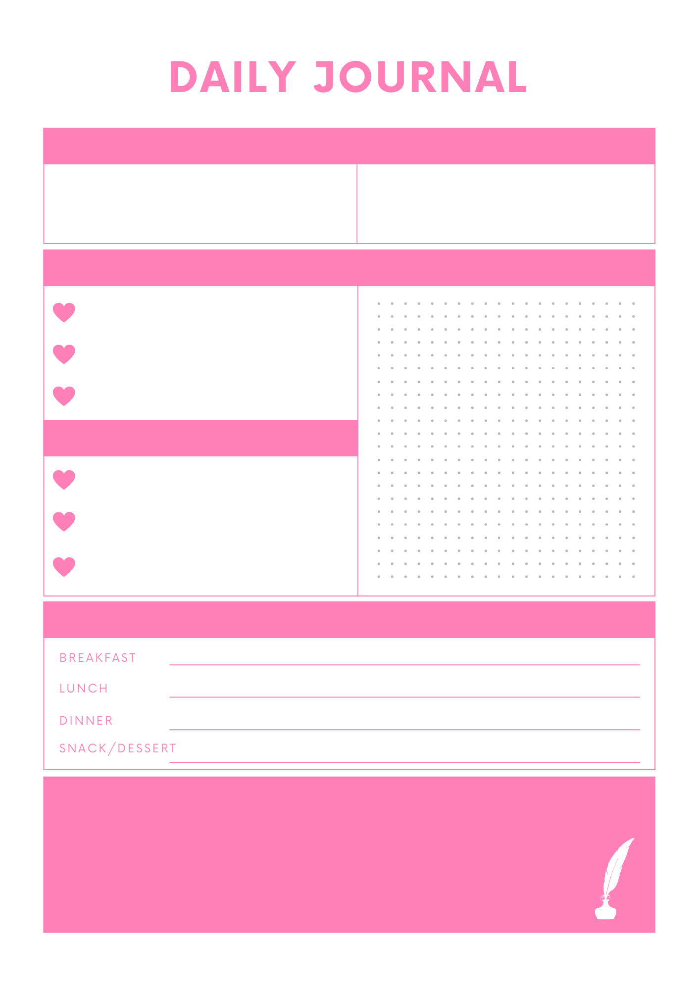 7 Day Law of Attraction Planner