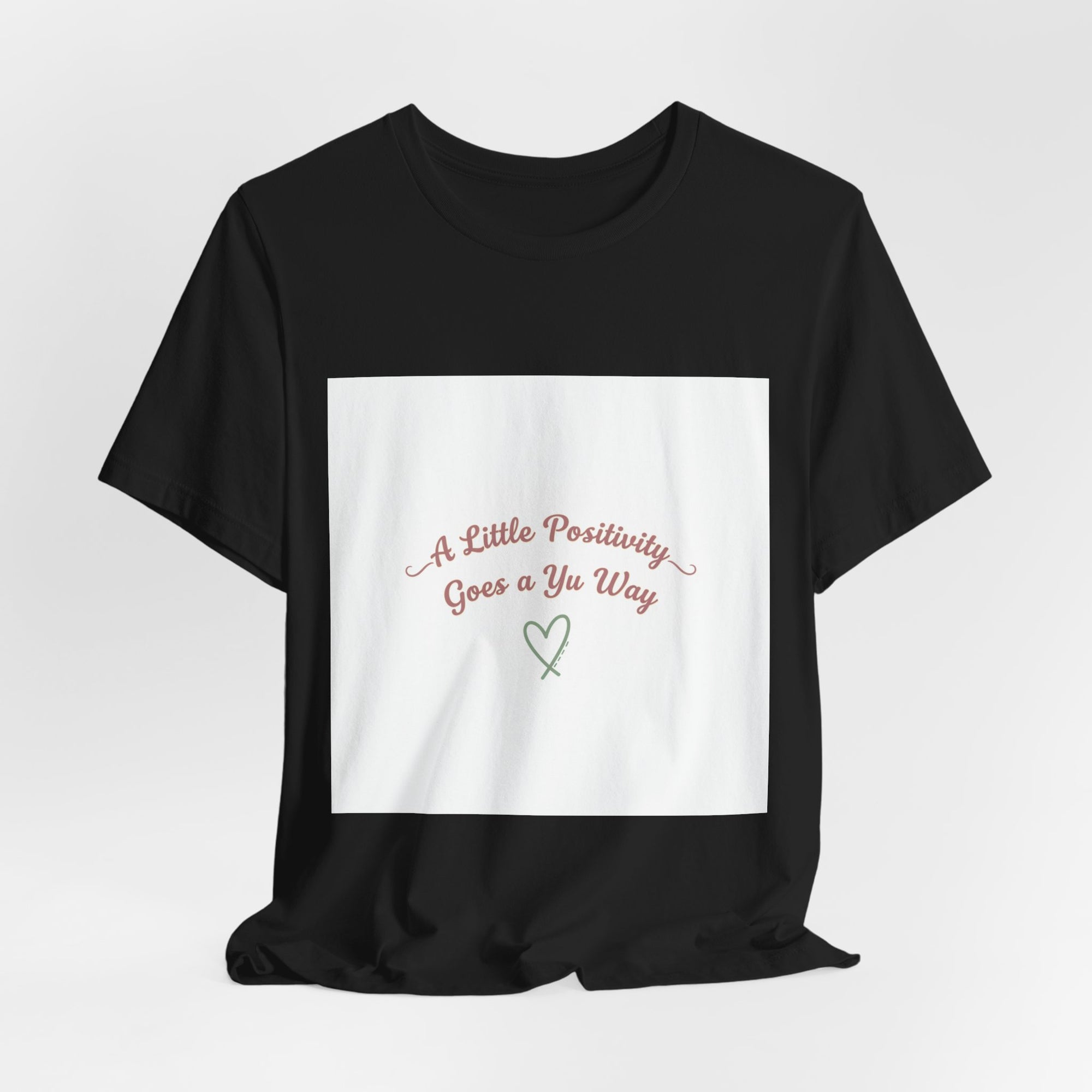 a little positivity tee | uplifting slogan tee, mental health positivity
