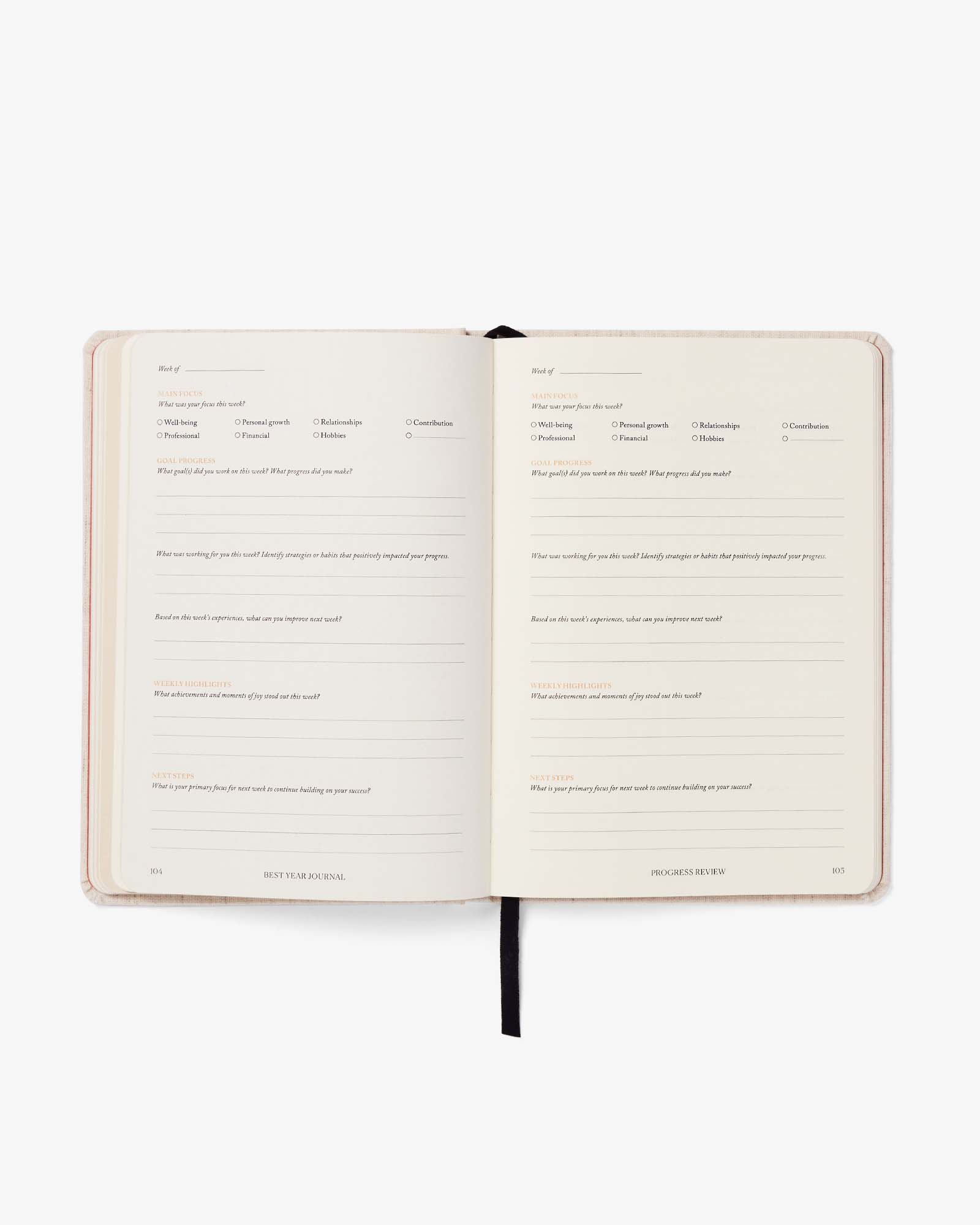 Best Year Journal - Oat