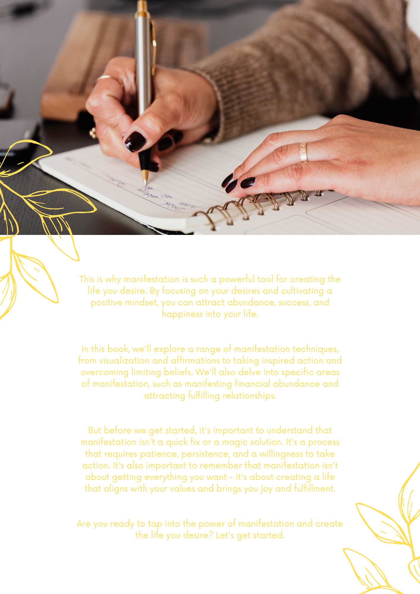 The Art of Manifestation