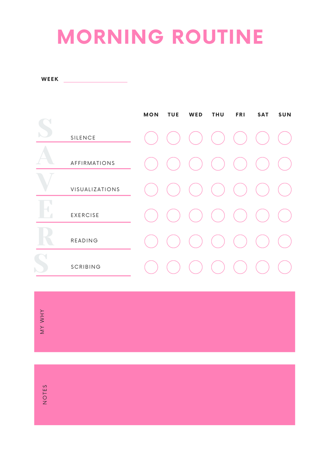 7 Day Law of Attraction Planner