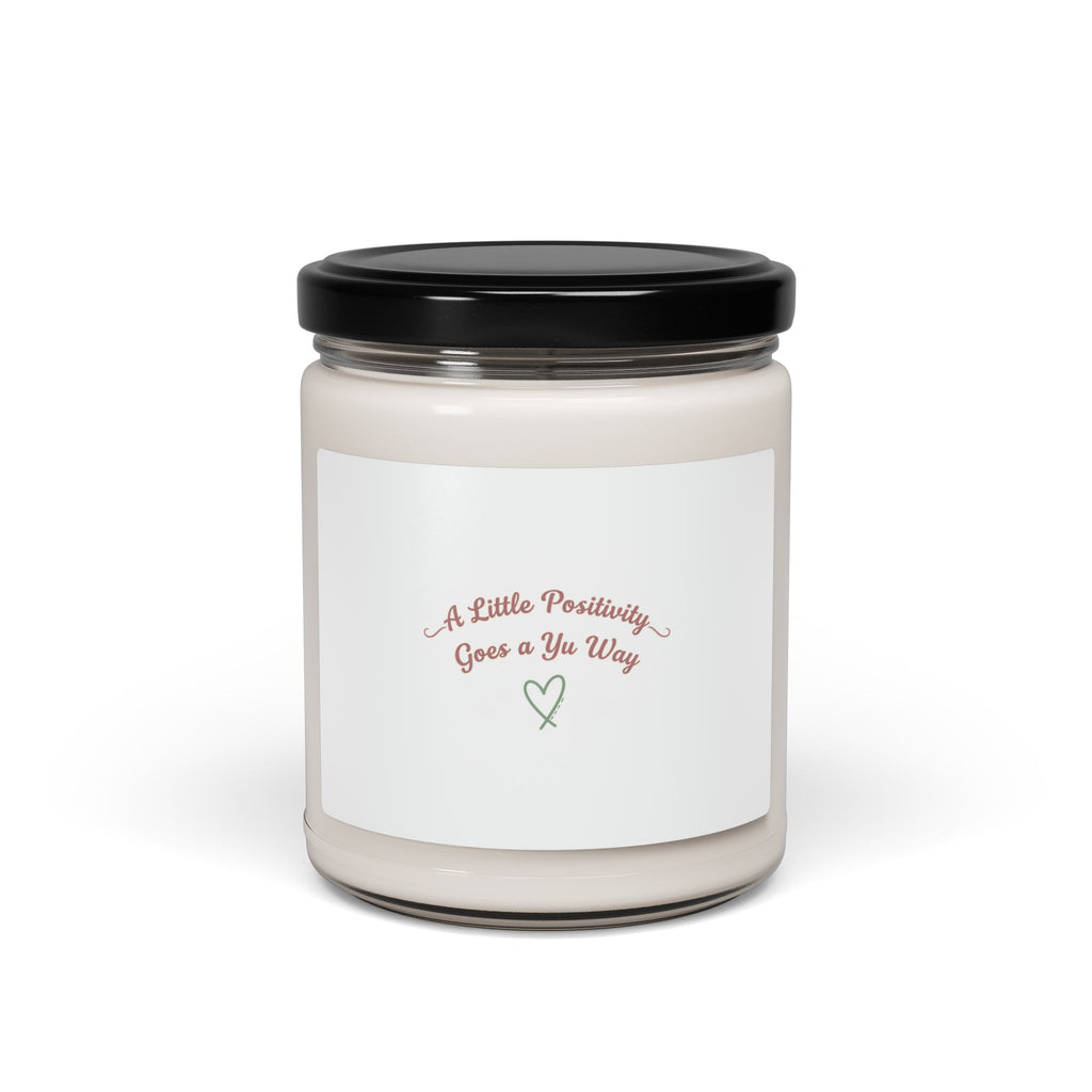 A Little Positivity Candle | Soy Candle, Mental Health Positivity, Encouraging Slogan