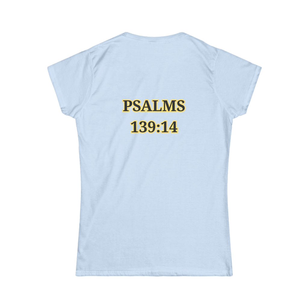 Fearfully & Wonderfully Made Christian T-Shirt - Psalm 139:14 Inspirational Tee