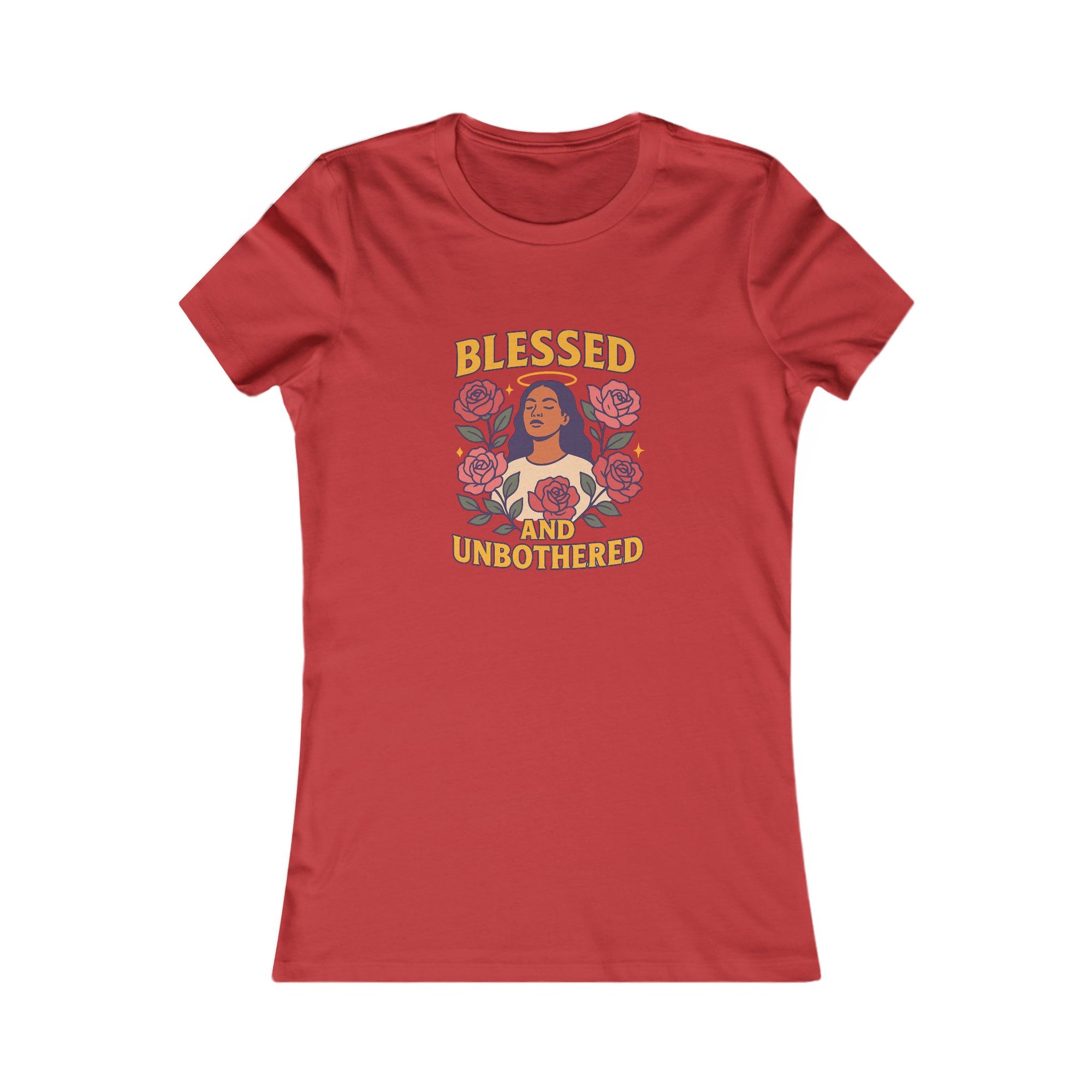 T-Shirt, blessed and unbothered, Graphic Tee, Women's Clothing, Positive Vibes Shirt, Inspirational Gift