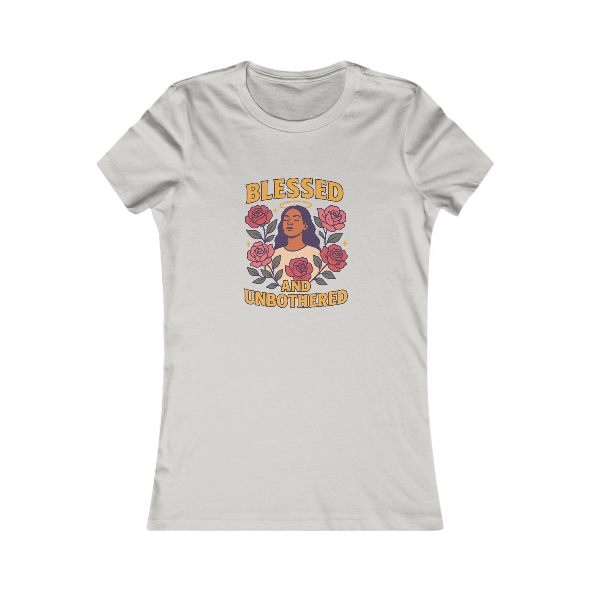 T-Shirt, blessed and unbothered, Graphic Tee, Women's Clothing, Positive Vibes Shirt, Inspirational Gift