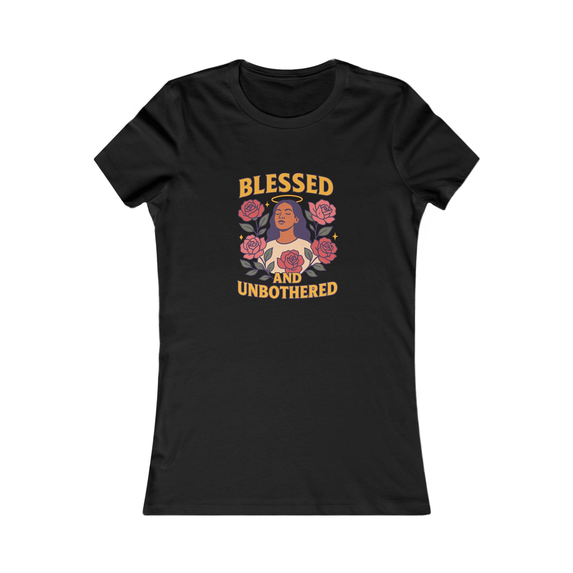 T-Shirt, blessed and unbothered, Graphic Tee, Women's Clothing, Positive Vibes Shirt, Inspirational Gift